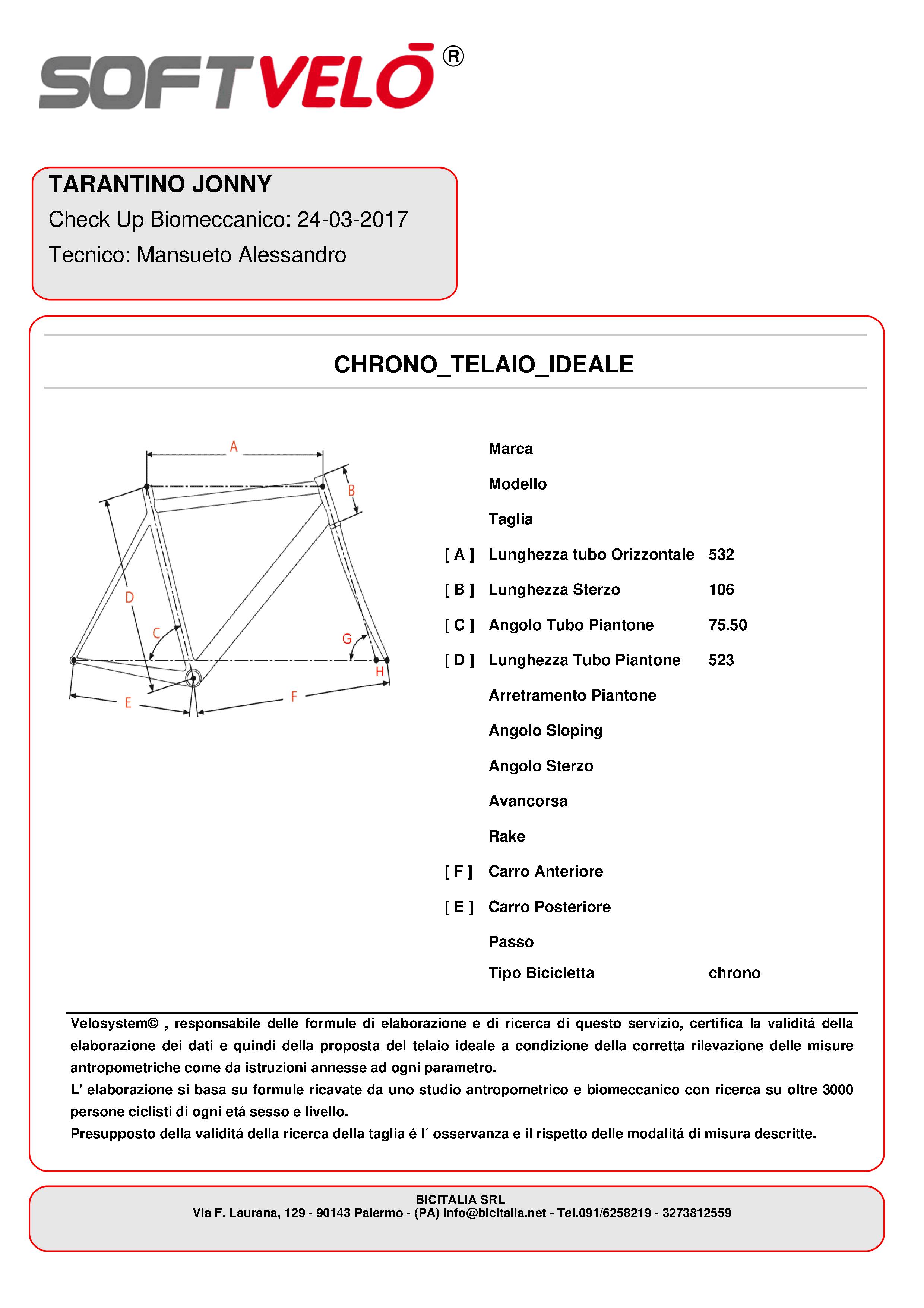 Consulenza biomeccanica Jonny Tarantino. Il 70.3 si avvicina....